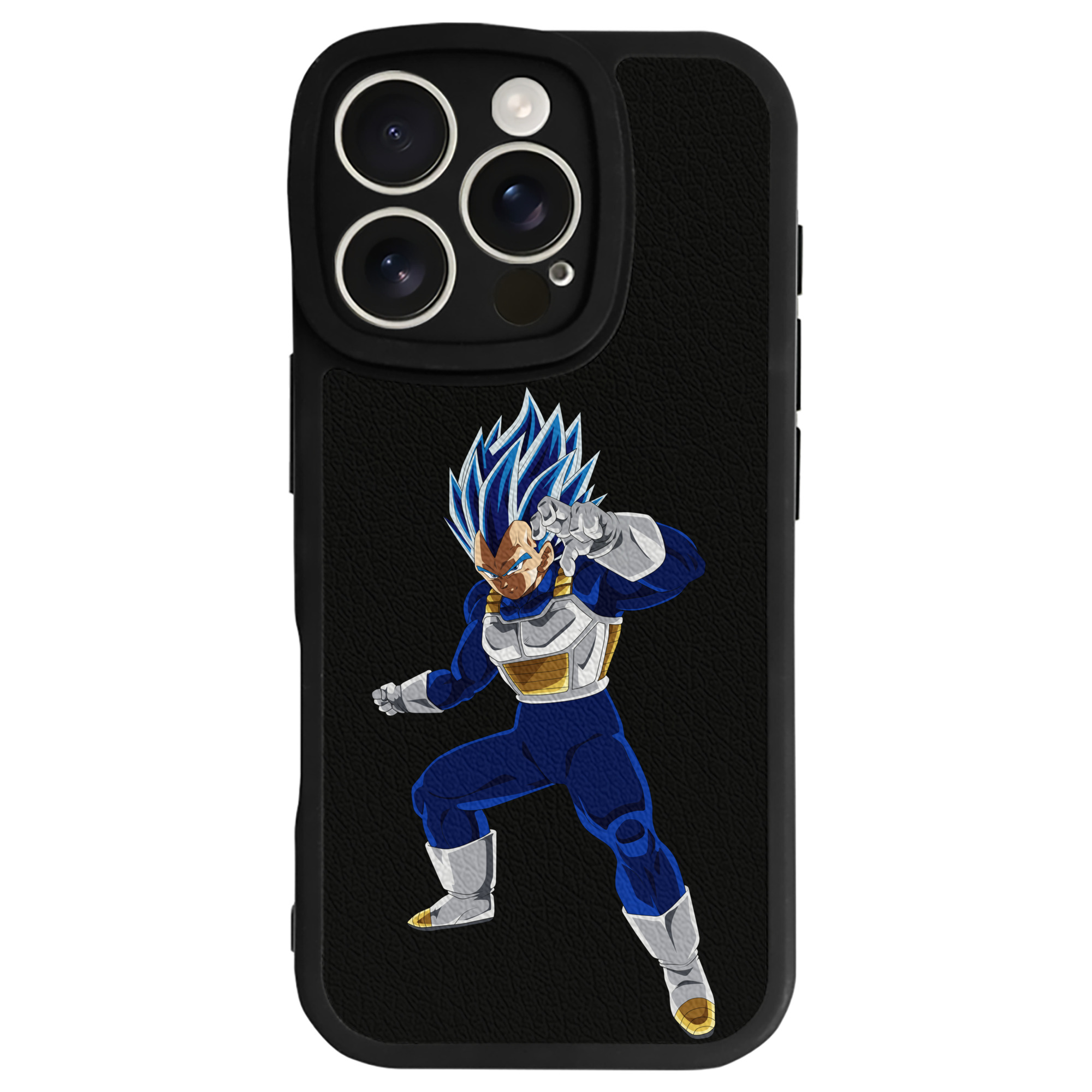 （画像用） ドラゴンボール ベジータ四世（Bejīta Yonsei）DRAGON BALL Vegeta IV 【iPhone 16シリーズ対応】シリコンスマホケース（レザー調） 材質：シリコン